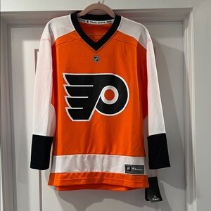 Fanatics Orange and Black Hockey Jersey